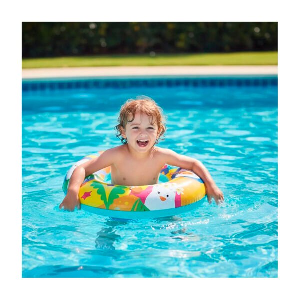 Salvavidas Inflable Aventuras Del Mar Flotador Pileta 51 Cm
