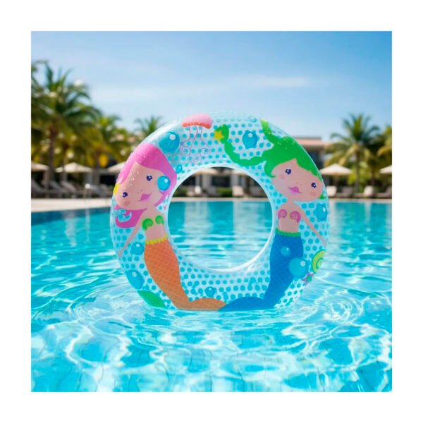 Salvavidas Inflable Aventuras Del Mar Flotador Pileta 51 Cm