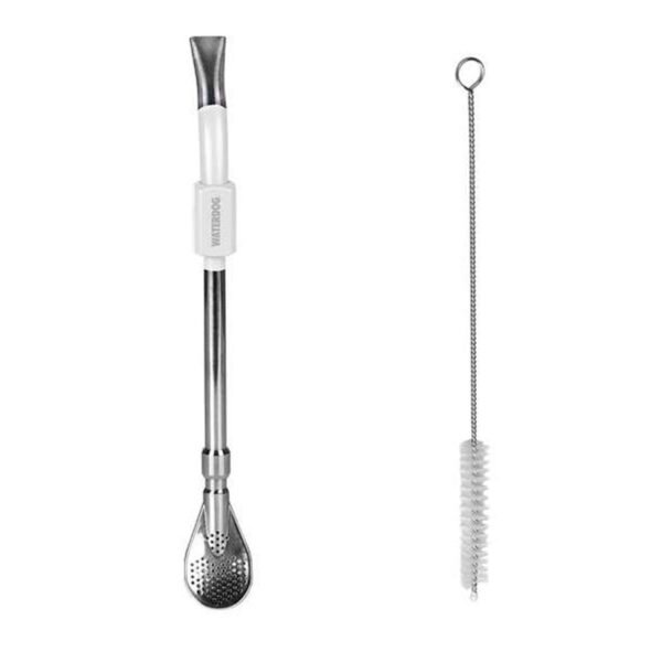 bombilla bulb03 blanco 1 Bombilla Para Mate Acero Inoxidable Con Escobilla Waterdog Bulb03