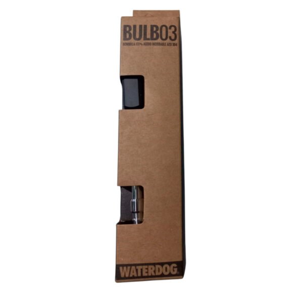 bombilla bulb03 negro 3 Bombilla Para Mate Acero Inoxidable Con Escobilla Waterdog Bulb03