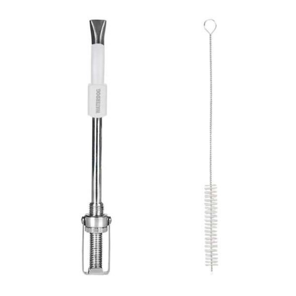 bombilla bulb04 blanco 1 Bombilla Para Mate Acero Inoxidable Con Cepillo Resorte Waterdog Bulb04