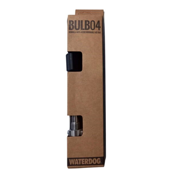 bombilla bulb04 negro 3 Bombilla Para Mate Acero Inoxidable Con Cepillo Resorte Waterdog Bulb04