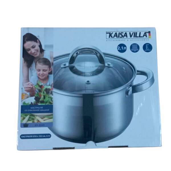 Cacerola Acero Inoxidable 16cm Induccion Olla Triple Fondo