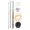 combo fly COMBOFLY39078 1 Kit Pesca Fly Caña 2,70 Reel Y Accesorios Linea 7-8 Waterdog