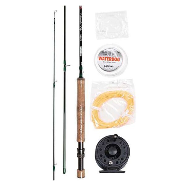 combo fly COMBOFLY39078 1 Kit Pesca Fly Caña 2,70 Reel Y Accesorios Linea 7-8 Waterdog