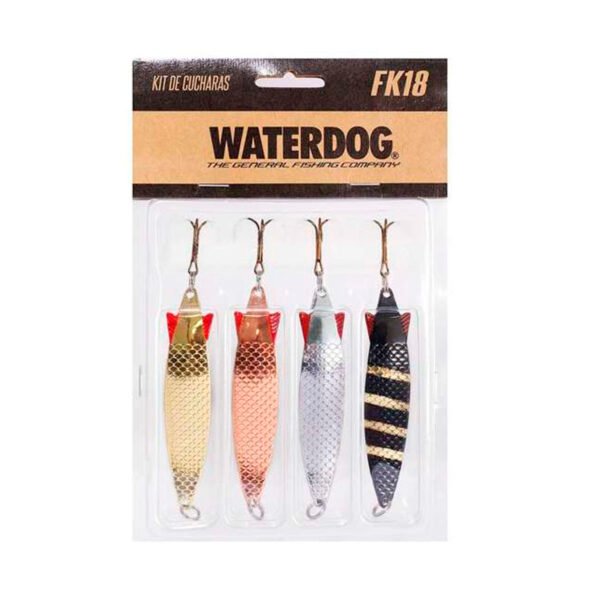 Kit Cucharas 18g Ondulantes Pesca Spinning Walterdog Fk18