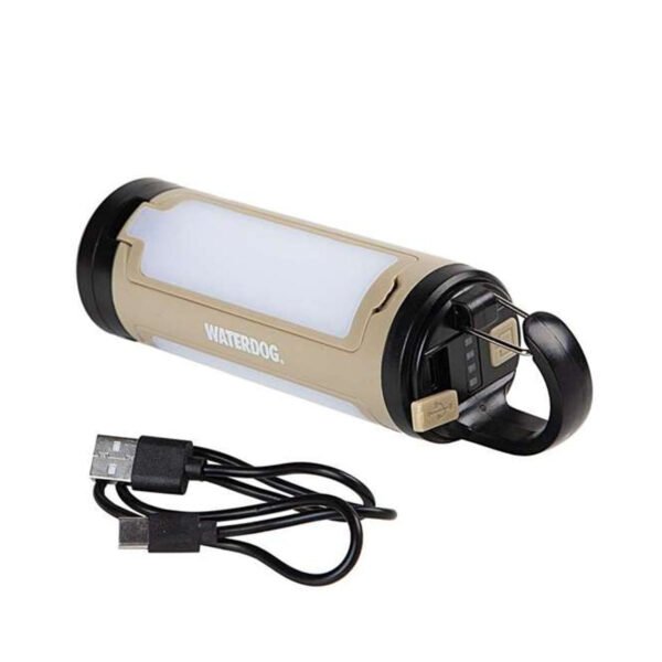 Farol Linterna Luz Led Camping Emergencia Waterdog Recargable Usb