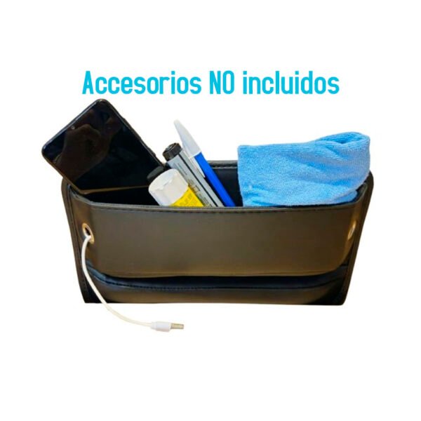 organizador YB113 2 Organizador De Auto Para Asiento Porta Objetos Cuero Ecologico