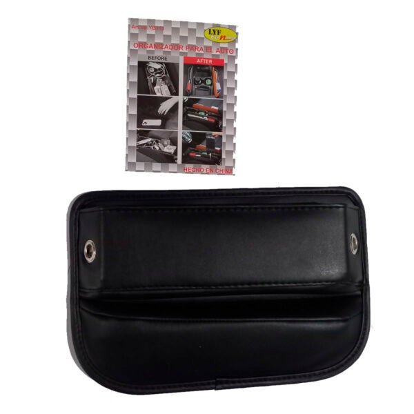 organizador YB113 3 Organizador De Auto Para Asiento Porta Objetos Cuero Ecologico