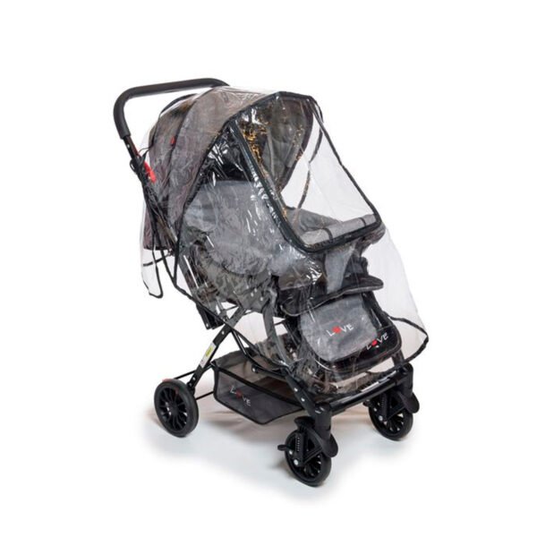 Cubre Coche Bebe Lluvia Cobertor Plastico Pilotin Love