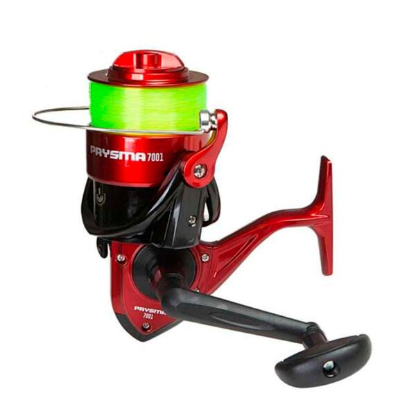 reel prysma 7001 rojo 3 Reel De Pesca Frontal Con Nylon Variada Waterdog Prisma 7001