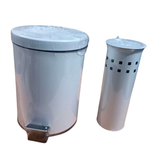 Tacho Cesto Basura 5 Litros Cepillo Porta Escobilla Baño
