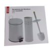 Tacho Cesto Basura 5 Litros Cepillo Porta Escobilla Baño