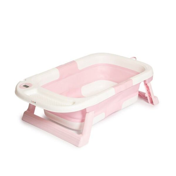 bañera plegable reductor rosa 2 Bañera Plegable Bebe Colchon Reductor Y Termometro Digital