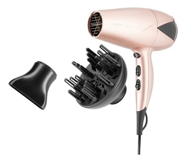 Combo Planchita Y Secador De Pelo Con Difusor Daewoo