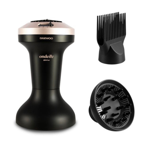 difusor DHD-5931 1 Difusor De Aire Caliente 2 En 1 Con Peine 1500w Secador Daewoo