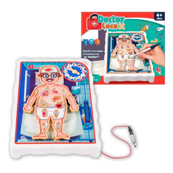 Juego De Mesa Doctor Loco Infantil Educativo Habilidad