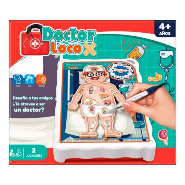 Juego De Mesa Doctor Loco Infantil Educativo Habilidad