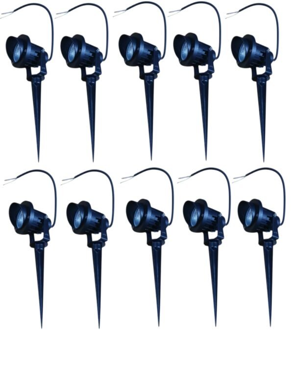estaca 7379 x 10 Pack x 10 Estaca Led Aluminio 7w Candela Exterior IP65 Blanco Frío