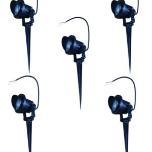 Pack x 5 Estaca Led Aluminio 7w Candela Exterior IP65 Blanco Frío