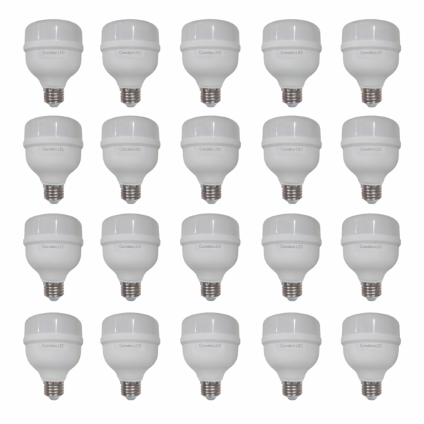 Pack x 20 Lamparas Led Luz Fria Foco Bombilla 20w High Power