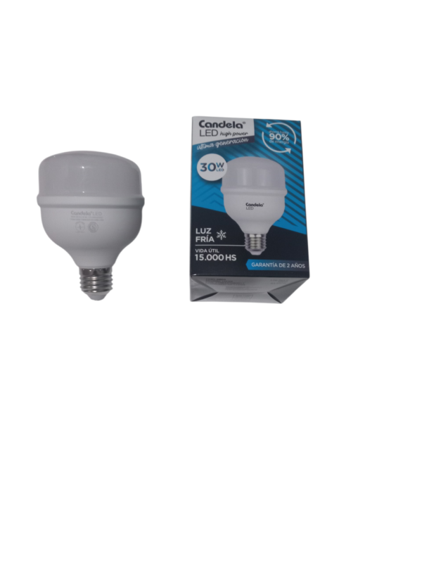 Lampara Galponera Led 30w Luz Fria Blanco Frío Foco