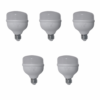 lampara 6803 x 5 un 1 Pack 5 Lamparas Galponera Led 30w Luz Fria Blanco Frío Foco