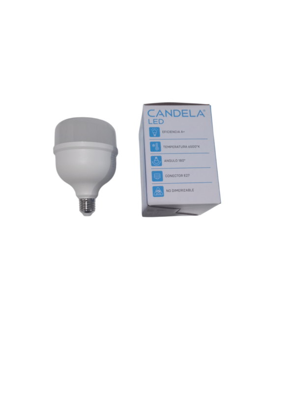 lampara 6804 1 (3) Lampara Galponera Led 40w Luz Fria Blanco Frío Foco