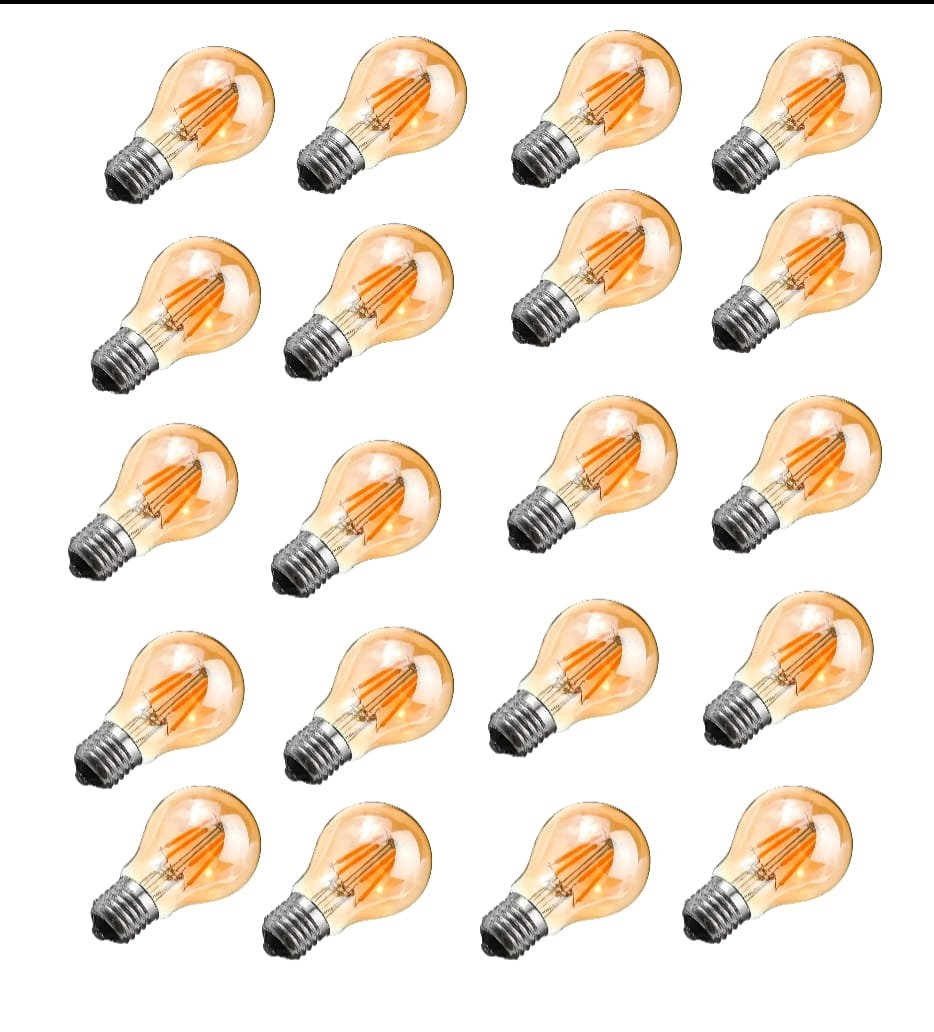 Pack 20 Lamparas Vintage Filamento Lamparita Led 4w Luz Calida