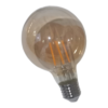 lampara 6808 1 Pack 5 Lamparas Led Globo Filamento 6w (50w) Luz Calida Foco