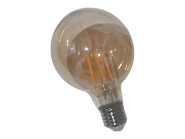 lampara 6808 1 Pack 5 Lamparas Led Globo Filamento 6w (50w) Luz Calida Foco