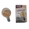 lampara 6808 2 Pack 5 Lamparas Led Globo Filamento 6w (50w) Luz Calida Foco