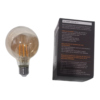 lampara 6808 5 Pack 5 Lamparas Led Globo Filamento 6w (50w) Luz Calida Foco