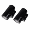 lampara 7362 x 2 Pack x 2 Aplique De Pared Dicro Redondo Bidireccional Ip65