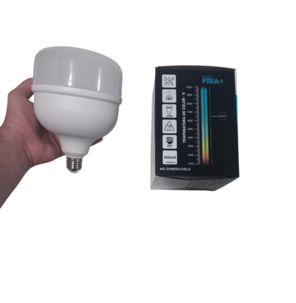 lampara 7753 4 Pack 5 Lamparas Galponera Led 70w Luz Fria Blanco Frío Foco