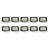 Pack 10 Reflectores Proyector Led 50w Luz Calida Int / Ext