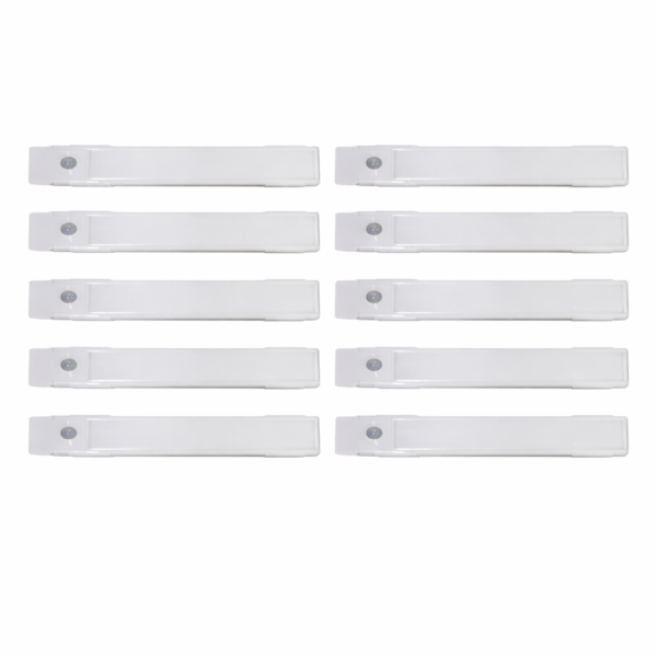 liston 7401 x 10 Pack x 10 Lampara Luz Led Sensor Movimiento Liston 20cm Recargable Usb
