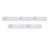 liston 7401 x 5 Pack x 5 Lampara Luz Led Sensor Movimiento Liston 20cm Recargable Usb