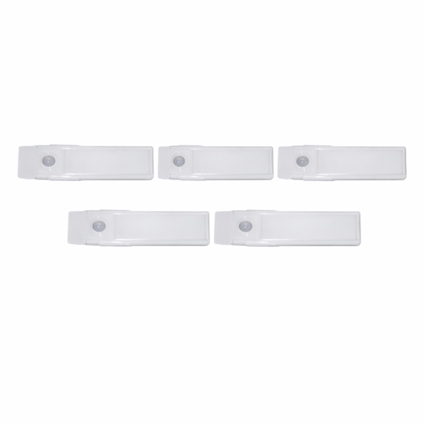 liston 7401 x 5 Pack x 5 Lampara Luz Led Sensor Movimiento Liston 20cm Recargable Usb