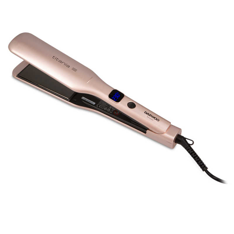 Planchita De Pelo Plancha Para Cabello Digital Daewoo Titania