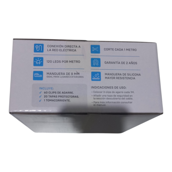tira led 7884 6 Tira Led Rollo 20 Metros Exterior Ip67 Conexion directa 220v