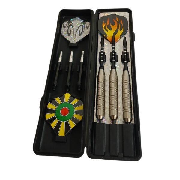 dardos dg81030 1 Set De 3 Dardos 20 g Con Repuesto Y Estuche Tiro Al Blanco