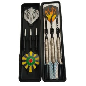 Set De 3 Dardos 20 g Con Repuesto Y Estuche Tiro Al Blanco