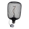 LAMPARA 7922 1 Lampara Led Filamento Decorativa Luz Calida Ambar 4w Cubo Mesh
