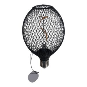 Lampara Led Filamento Decorativa Luz Calida 4w Foco Globo Mesh