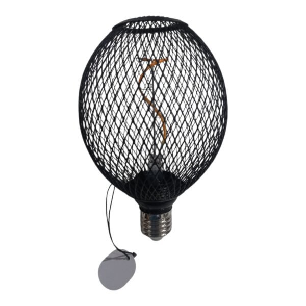 Lampara Led Filamento Decorativa Luz Calida 4w Foco Globo Mesh