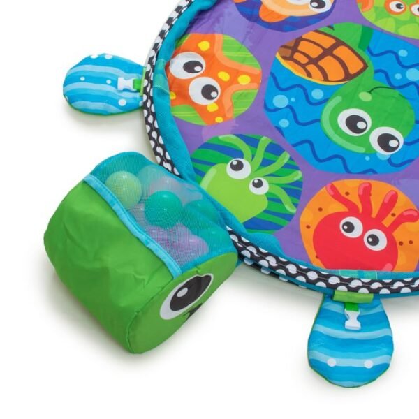 Alfombra Gimnasio 3 En 1 Pelotero Arco Juguetes Tortuga Love