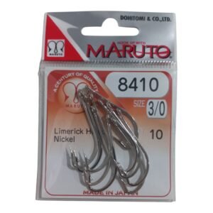 Anzuelos De Pesca Maruto 8410 Niquel Blister x 10 Un.