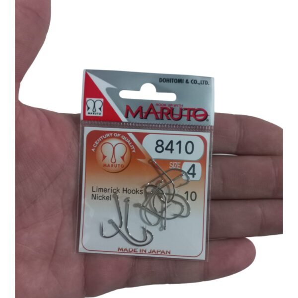 Anzuelos De Pesca Niquel Maruto 8410 N 4 Blister X 10 Un.