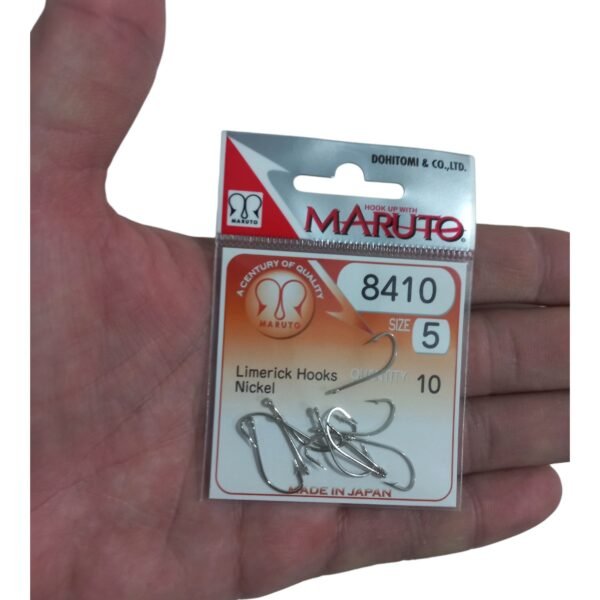 anzuelo 8410 5 2 Anzuelos Pesca Niquel Maruto 8410 N 5 Blister X 10 Un.